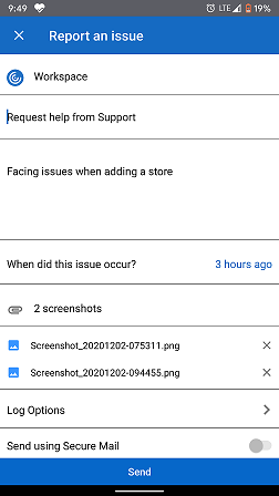 Report an issue