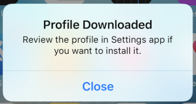 Profile added