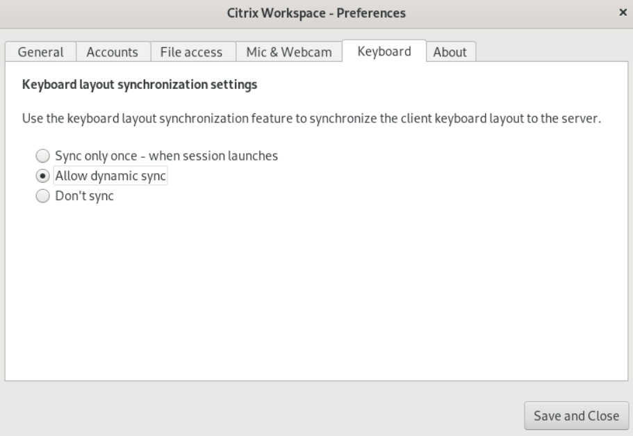 Preferences - Mic and Webcam