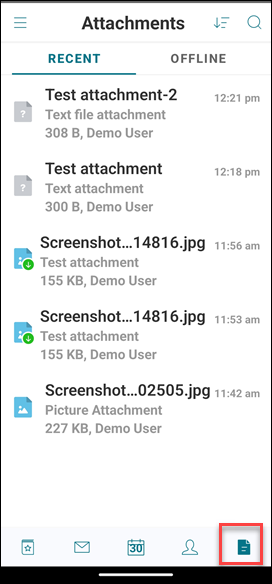 Attachments folder in Android