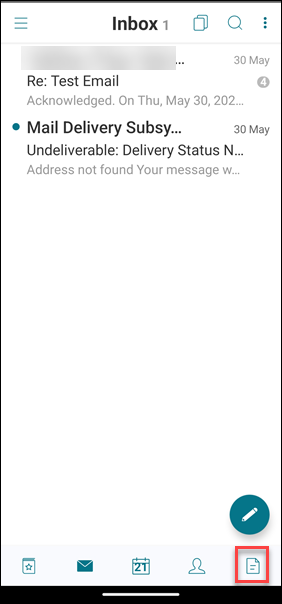 Attachment icon Android