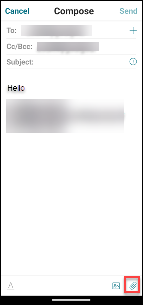 Attachment Icon on iOS