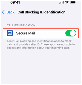 Image of Settings on an iPhone