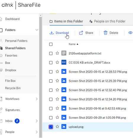 citrix sharefile download windows 10