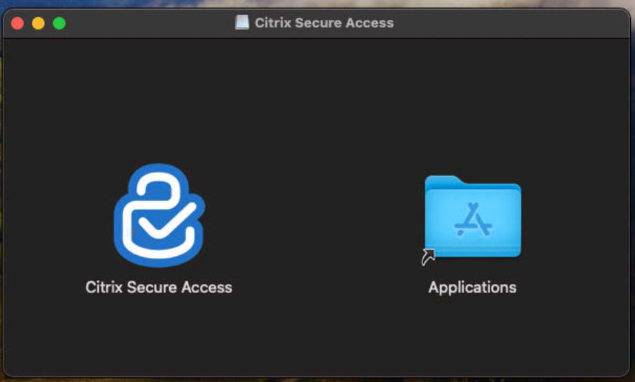 Citrix Secure Access client macOS installation