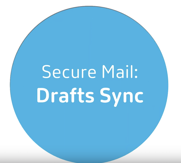 Image of video of drafts folder autosync